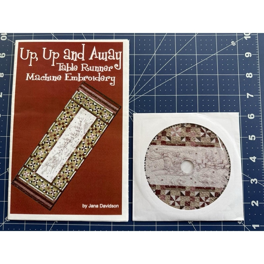 Turnberry Lane Up Up And Away Table Runner‎ Machine Embroidery Pattern w CD